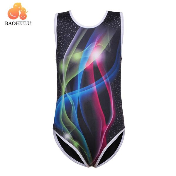 

baohulu girls kids ballet leotard dance dress biketard ballet gymnastics leotard dance wear acrobatics jumpsuit training, Black;red