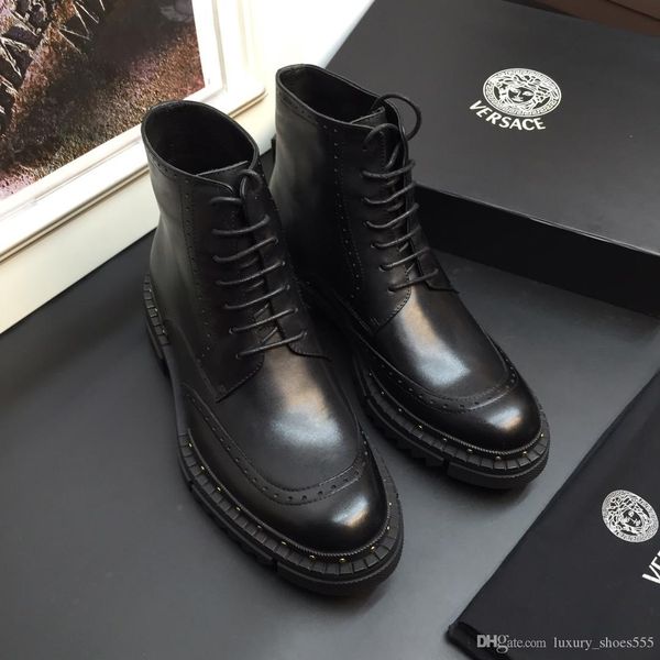 

2020 latest black leather casual shoes men's casual shoes fashion trend comfortable shoe size 38-44 type 39745400594