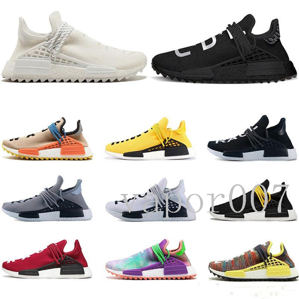 

designer races luxury shoes men 2019 pharrell williams nmd human race women wave runner running mens training qualit chaussures sne3a25#
