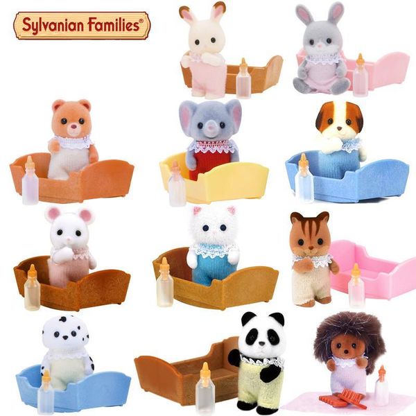 

sylvanian families girl play house playsets chocolate bunny doll dolls and props suit