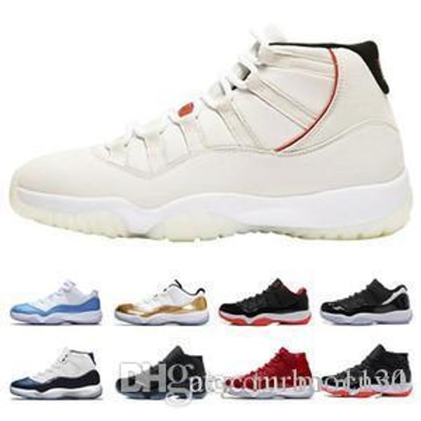 

2019 новый concord 11 bred 11s мужская оптовая баскетбольная обувь платиновый оттенок space jam blackout 11 prom night black 7-13