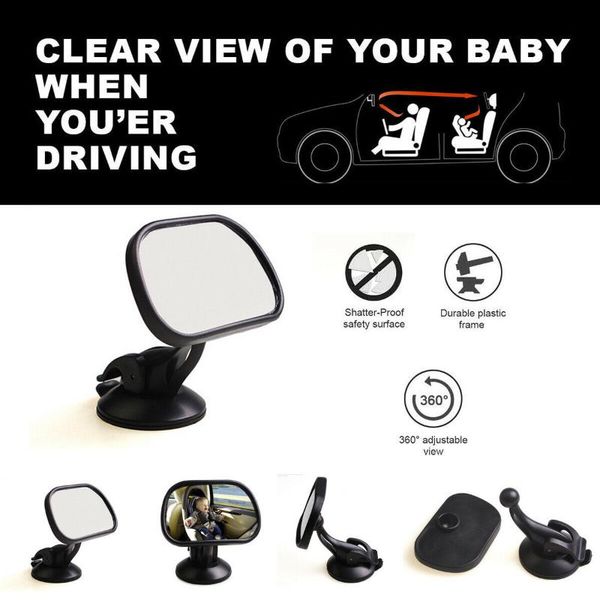

baby car seat rear view mirror facing back infant kids child toddler safety new