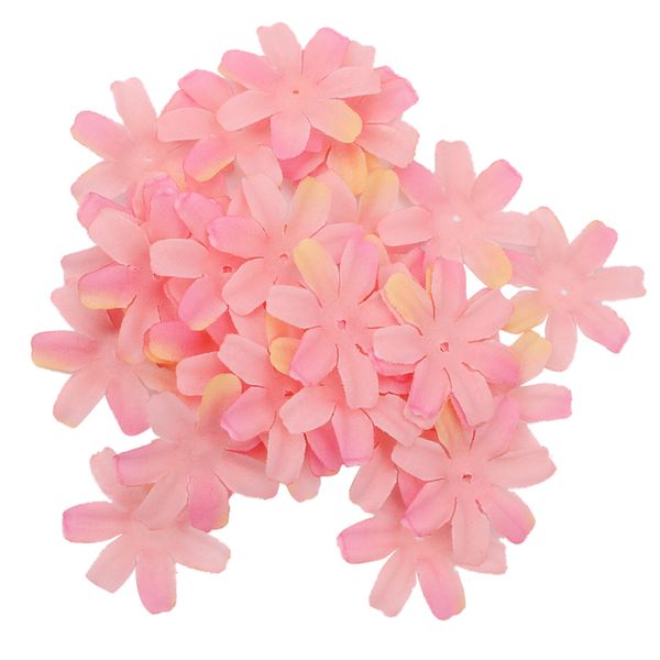 

200 in 1 pink white artificial petals flower heads for headdress hand flower