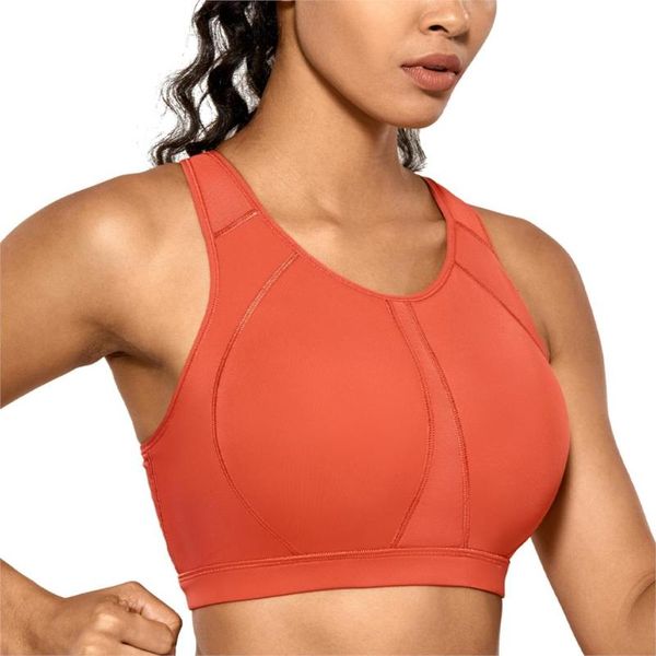 

women's medium impact full coverage wire molded cup sports bra, White;black