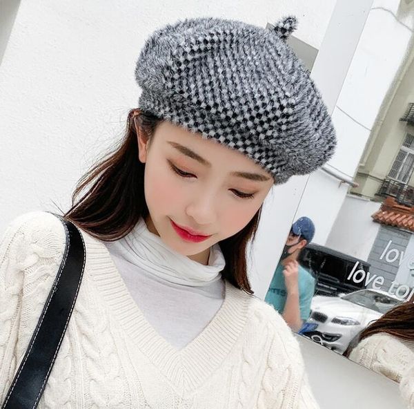 

designer womens berets luxury caps for women autumn winter fitted dome brand womens hats causal fashion caps with elgant styles high quality, Blue;gray