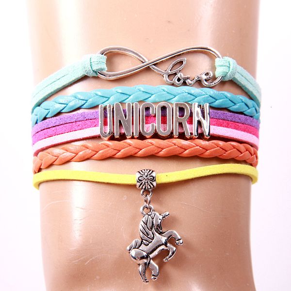 

2019 Colorful Unicorn Bracelet Unicorn Unicorn Pendeloque Cut Bracelet