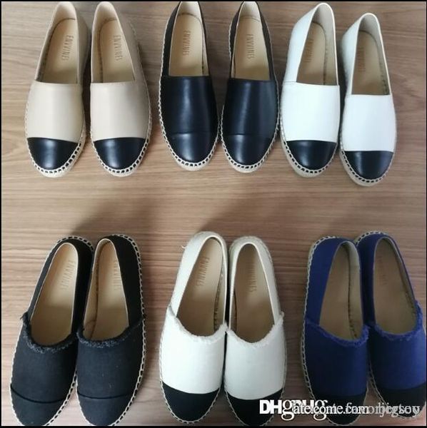 

new fashion canvas and real lambskin women espadrilles flat shoes summer loafers espadrilles size eur34-42 many colors, White;red
