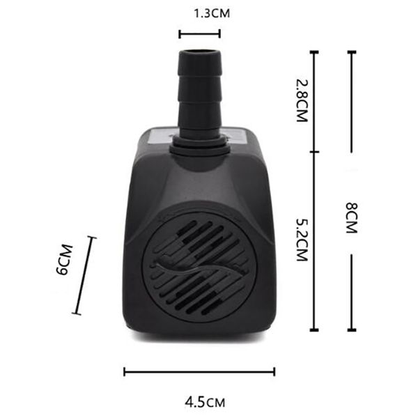 

10w water pump submersible pump for aquarium fountain pond pump fish tank garden pond pumps fountains mini pomp eu plug other aquarium fis