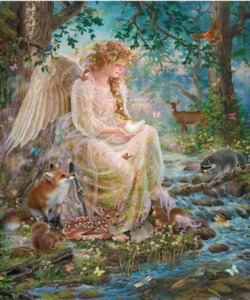 

full square/round drill 5d diy diamond painting "angel" embroidery cross stitch mosaic home decor art experience toys gift a0630