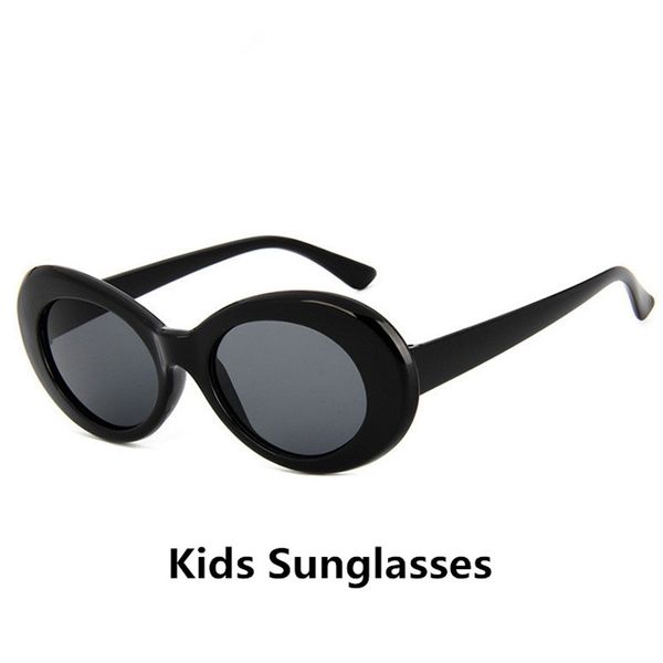 

clout goggles kids sunglasses boys girls child nirvana glasses retro neff small oval round tint alien eyewear shades uv400, White;black