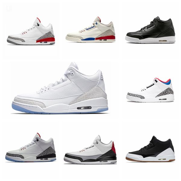 

nike air jordan original aj aj3 nrg man баскетбольные кроссовки для мужчин полет в корее qs katrina grateful dunk contest белый черный цемен