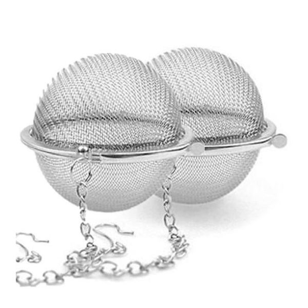 

2pcs practical tea ball, tea spices infuser filter tea strainers