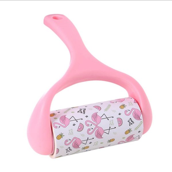 

10cm adhesive tape sticky clothes lint roller brush dust dirt fluff remover for clothes pet hair dust carpet dust removal brush