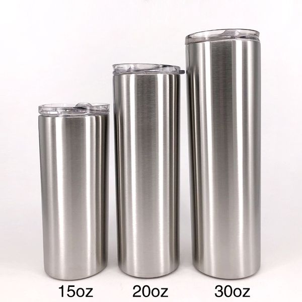 

15 20 30ooz tainle teel cup tumbler with lid and reu able traw travel water bottle outdoor travel temle water mug mma1794