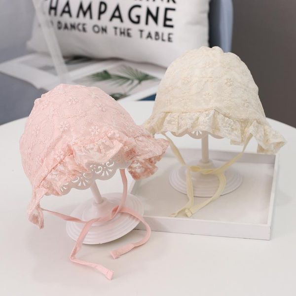 

детские мальчик и девочка шляпы 2020 весна и лето кружева суд шляпа женский новорожденный ребенок шляпа защита от солнца принцесса девушка ш, Yellow