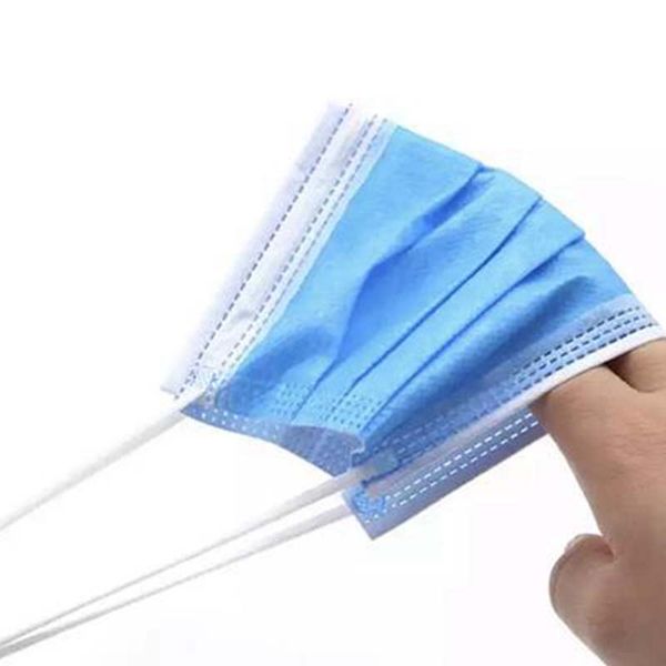 

in stockdisposable face masks disposable 3 layers dustproof mask facial protective cover masks set anti-dust mask dhl or ems