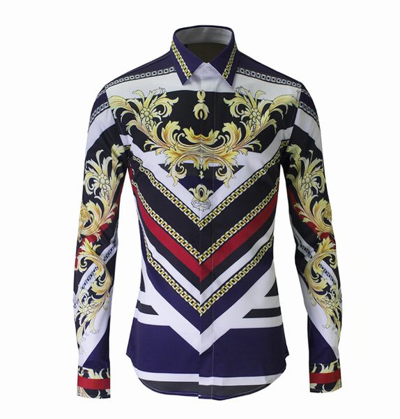 

бренд мужской одежды цвет цепи стиль с длинным рукавом бренд мужской одежды рубашка рубашка, White;black