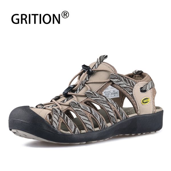 

grition women sandals beach summer breathable toecap sport outdoor shoes lightweight rubber female casual comfort hiking sandals