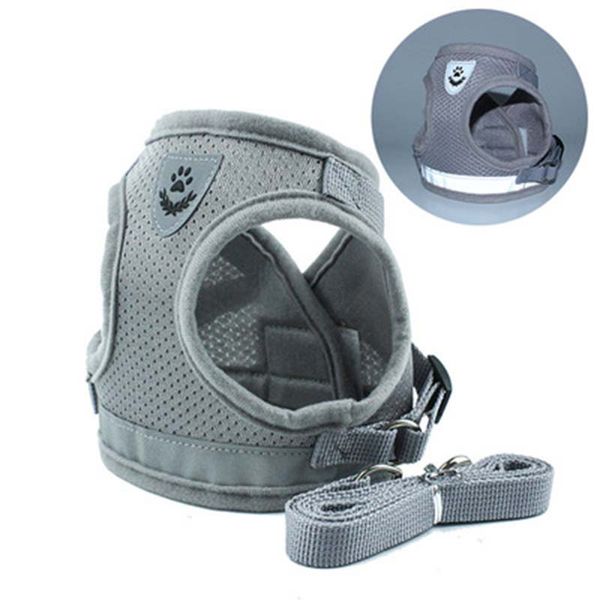

pacgoth adjustable chest pet chest vest dog harnesses pet collars back traction belt walking lead leash strap belt