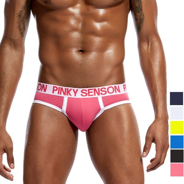 

men's cotton briefs gay cotton mens underwear briefs men's briefs slip hombre underwear men underpants man panties slips, Black;white