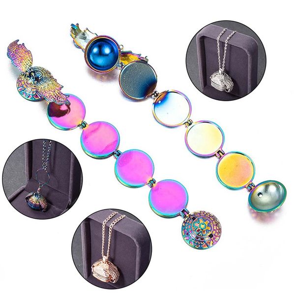 

Ѭадђга маги 4 оо кђлон пами floating locket ожеѬеле кѬл ангела л-box fashion box оже Silver