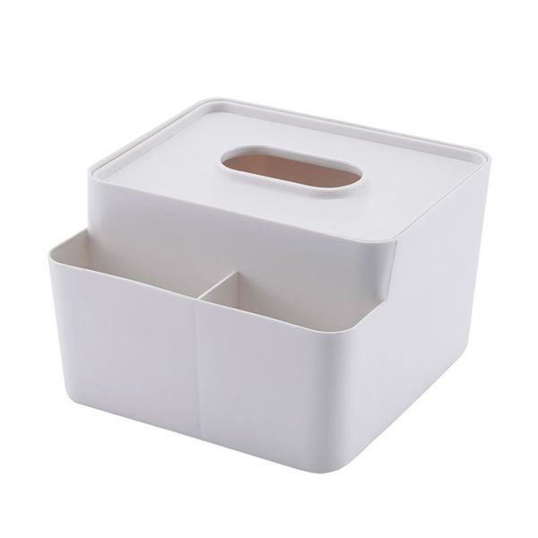 

1 pc tissue box sundries multifunction plastic container organizer holder for living room bedroom