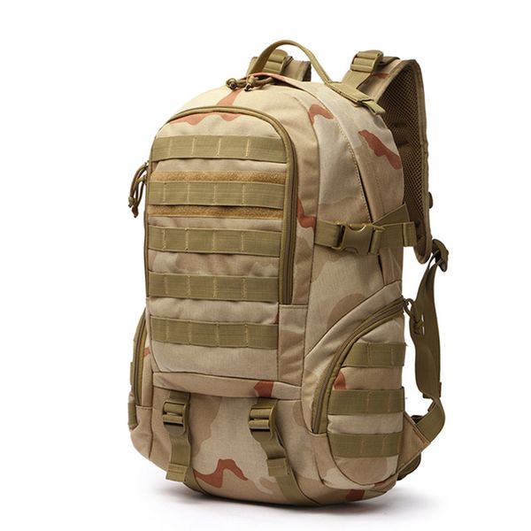 

35l 1050d nylon tactical backpack army assault pack outdoor bag rucksack men hiking sport molle pack climbing bags