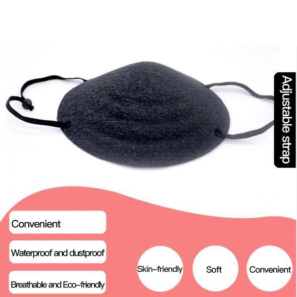 

3-слойная водонепроницаемая ткань для лица пылезащитное полотенце для лица с регулируемыми ремнями