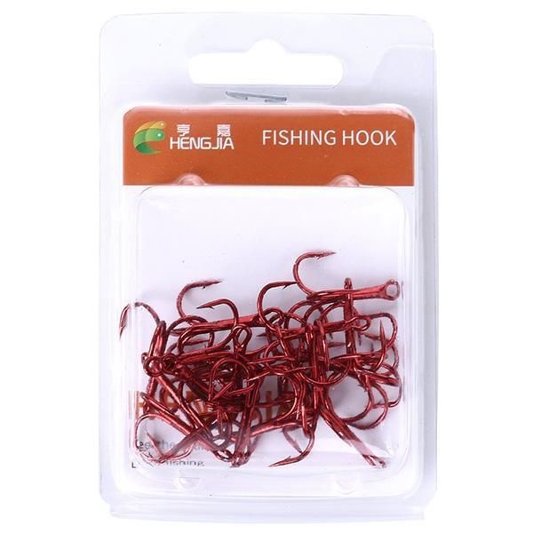 

hengjia fishhook укрепление три когтя рыболовный крючок 20шт