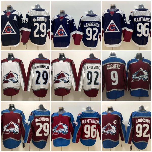 

Colorado Avalanche 2019 Hockey Jerseys 92 Gabriel Landeskog 29 Nathan MacKinnon 9 Matt Duchene 96 Mikko Rantanen hockey Jersey