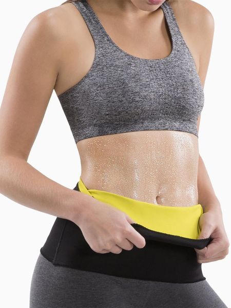 

neoprene body shaper training corset cincher trainer weight loss burn exercise sweat bodysuit fitness women slimming waist belts, Black;gray