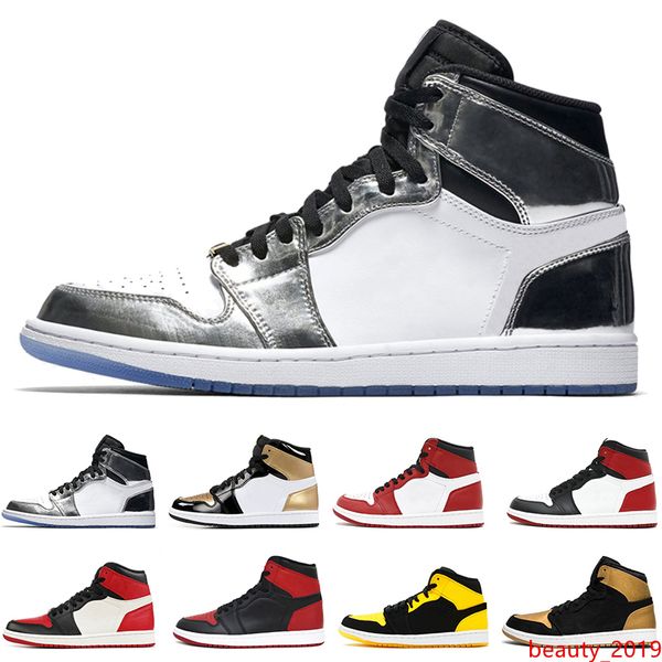 

1 3 banned bred toe chicago og 1s game royal blue mens basketball shoes sneakers shattered backboard men sports designer trainers us8-13