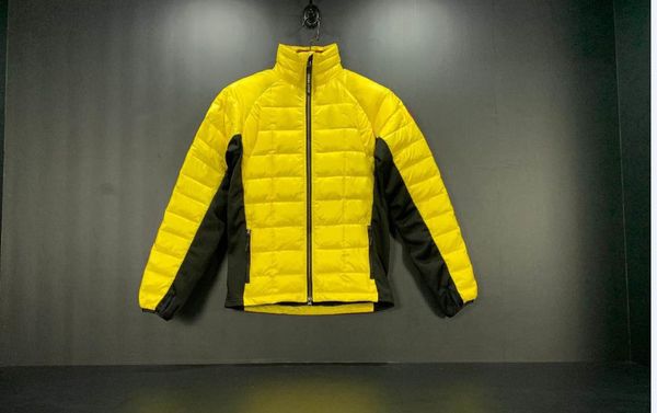 

canada goosedown mens shiny jacket designer brand lightweight letter embroidery epaulette down jacket winter stand collar owl badge coat, Black