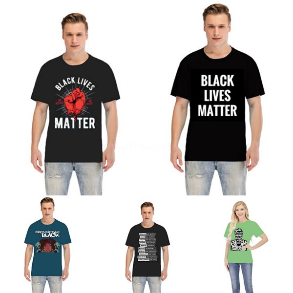 

black lives mattermen's t-shirt with high-end cotton comfortable and breathable 2020 designer fashionhpeo *83*1 #90909, Gray;blue
