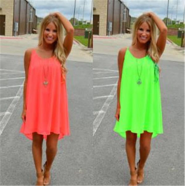 

fashion sleeveless hollow mesh dresses casual plus size relaxed backless dresses fluorescence women chiffon dresses, Black;gray