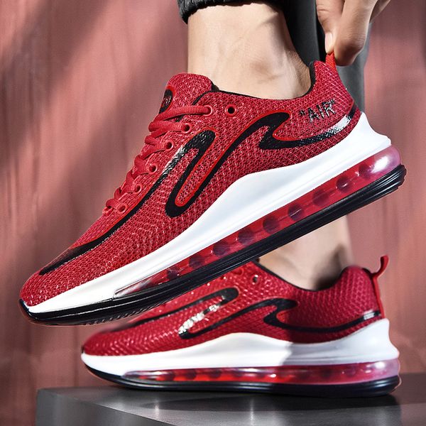 

men casual shoe 720 zapatillas hombre air cushioning outdoor breath fitness gym outdoor sports shoes, Black
