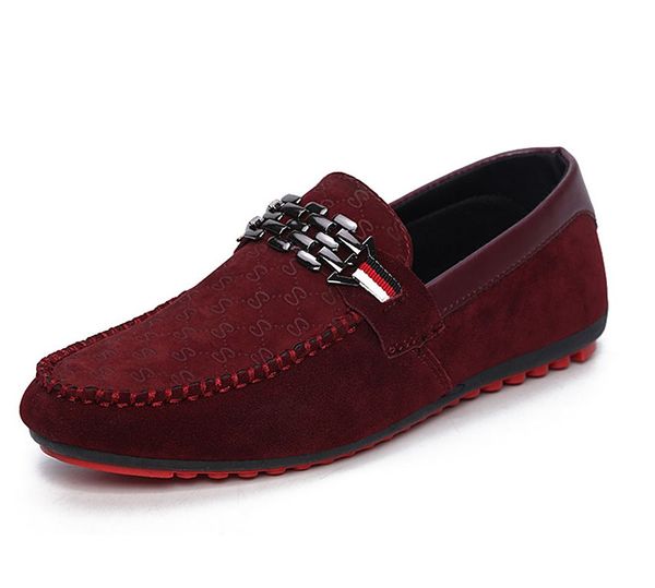 

2020 summer shoes men flats slip on male loafers driving moccasins homme men shoes fashion dress wedding footwear, Black