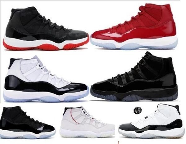 

kids big boy concord 45 11s girl basketball shoes snake navy low light bone pink platinum tint space jam 11 designer sport trainer, Black