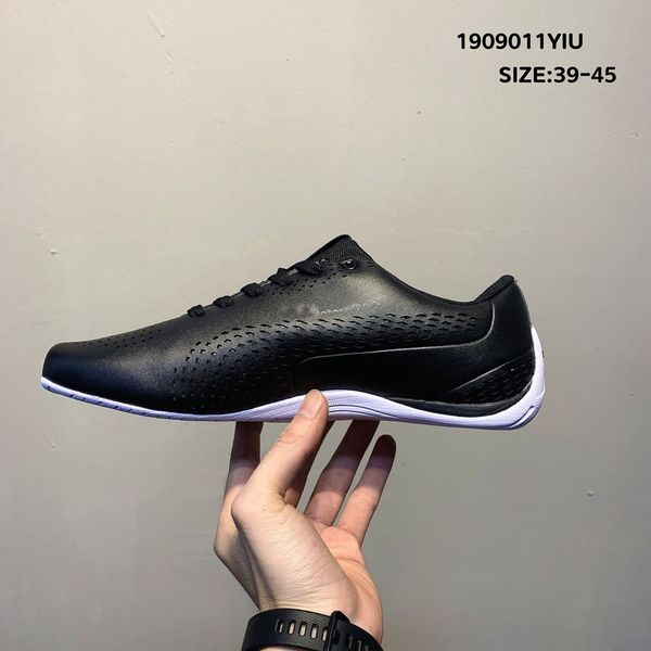 

2019 mens designer pm sf running shoes bmw off leather men's race car men sport shoes e trainers size 39-45, White;red