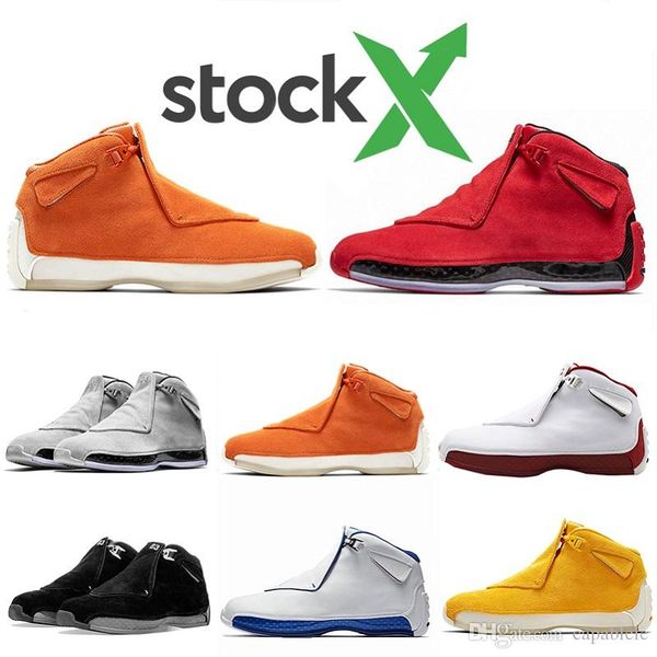 

stock x toro cool grey blue orange yellow suede varsity red 18s 18 mens basketball shoes men sport royal trainers outdoor sneakers