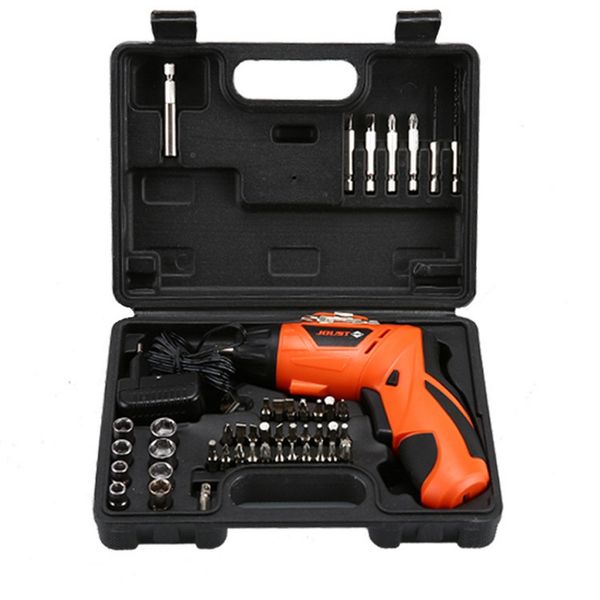 

45pcs rechargeable cordless electric screwdriver tool with lithium battery two gear drive drill set combination cordless drill