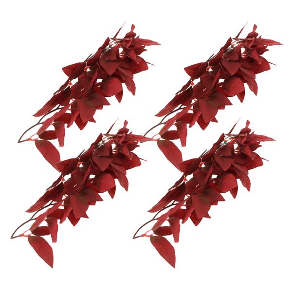 

4x 30cm vivid fake crane plants aquarium fish tank planting