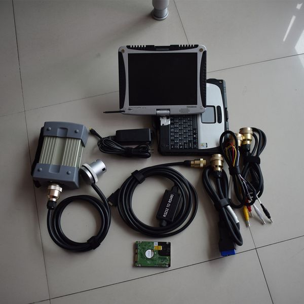 

mb star diagnosis c3 tool with software 120gb ssd xentry das cf19 touch screen lapall cables full set ready to work