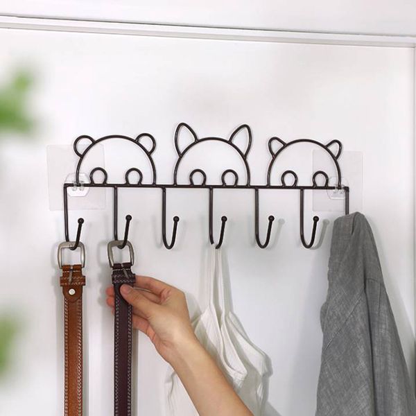 

metal hook no drill space saving clothes rack organizer for home bathroom p7ding