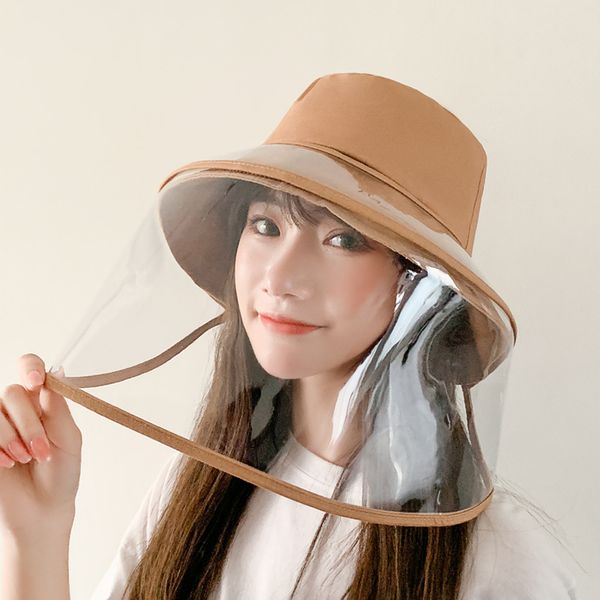 

visor 2020 new anti-fog hats men women dust protection bucket hat female outdoor travel uv protect fisherman hats and sun caps