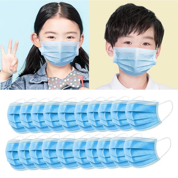 

kids disposable anti dust mask breathable safety air fog 20pcs