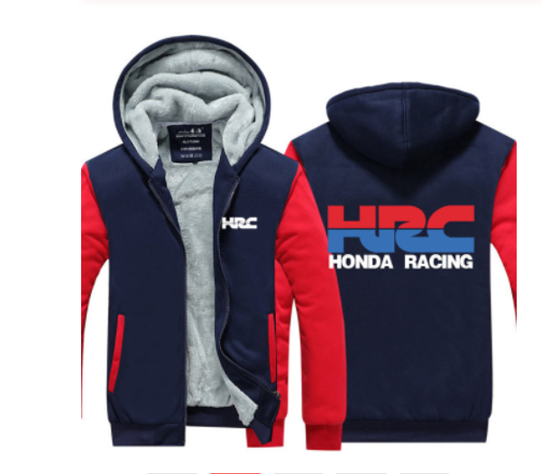 

man thicken jacket fashion zipper men's hooded hrc sweatshirt full sleeave new style coat