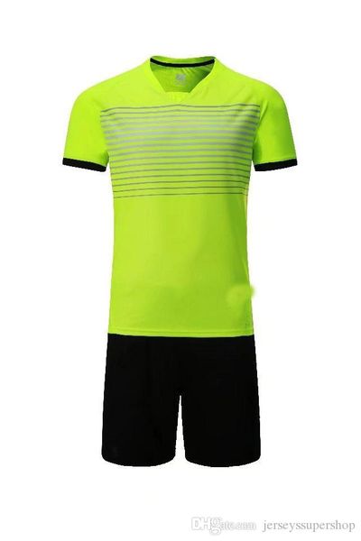 

19 green lastest men football jerseys outdoor apparel football wear juv suit, Black