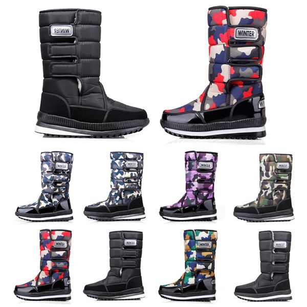 

2020 luxury designer women men boots over the knee thigh high mens snow winter boots waterproof platform booties 36-45 item 13