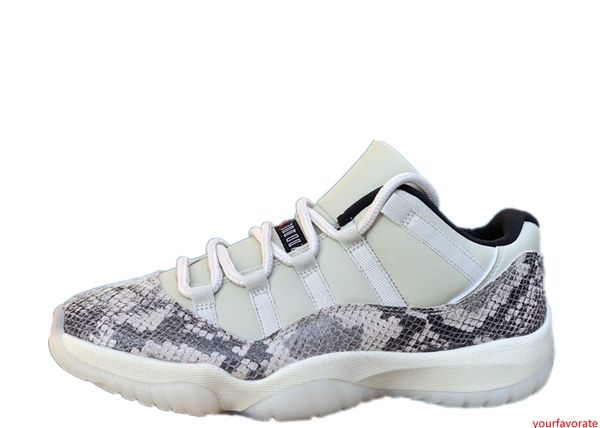 

11s snakeskin low snake shoes 11 real carbon fiber factory version genuine leather basketball shoes mens trainers new 2019 sneakers